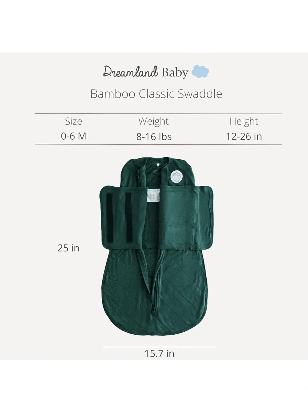 Dreamland Baby Swaddle Sleepsack-Forest
